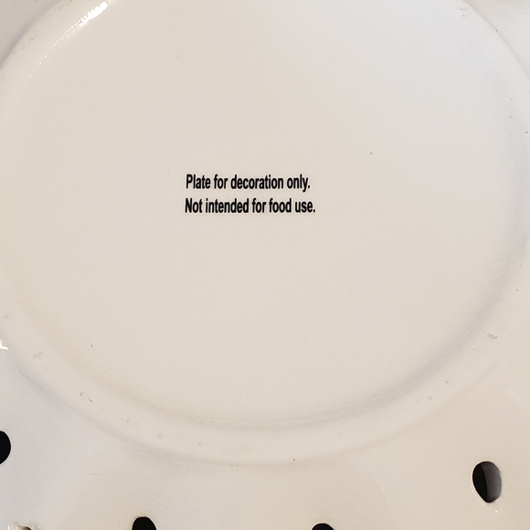 CUDLIE BABY BLUE CERAMIC BIRTH RECORD ANNOUNCEMENT PLATE SWEET BABY ANGE… - Picture 4 of 7